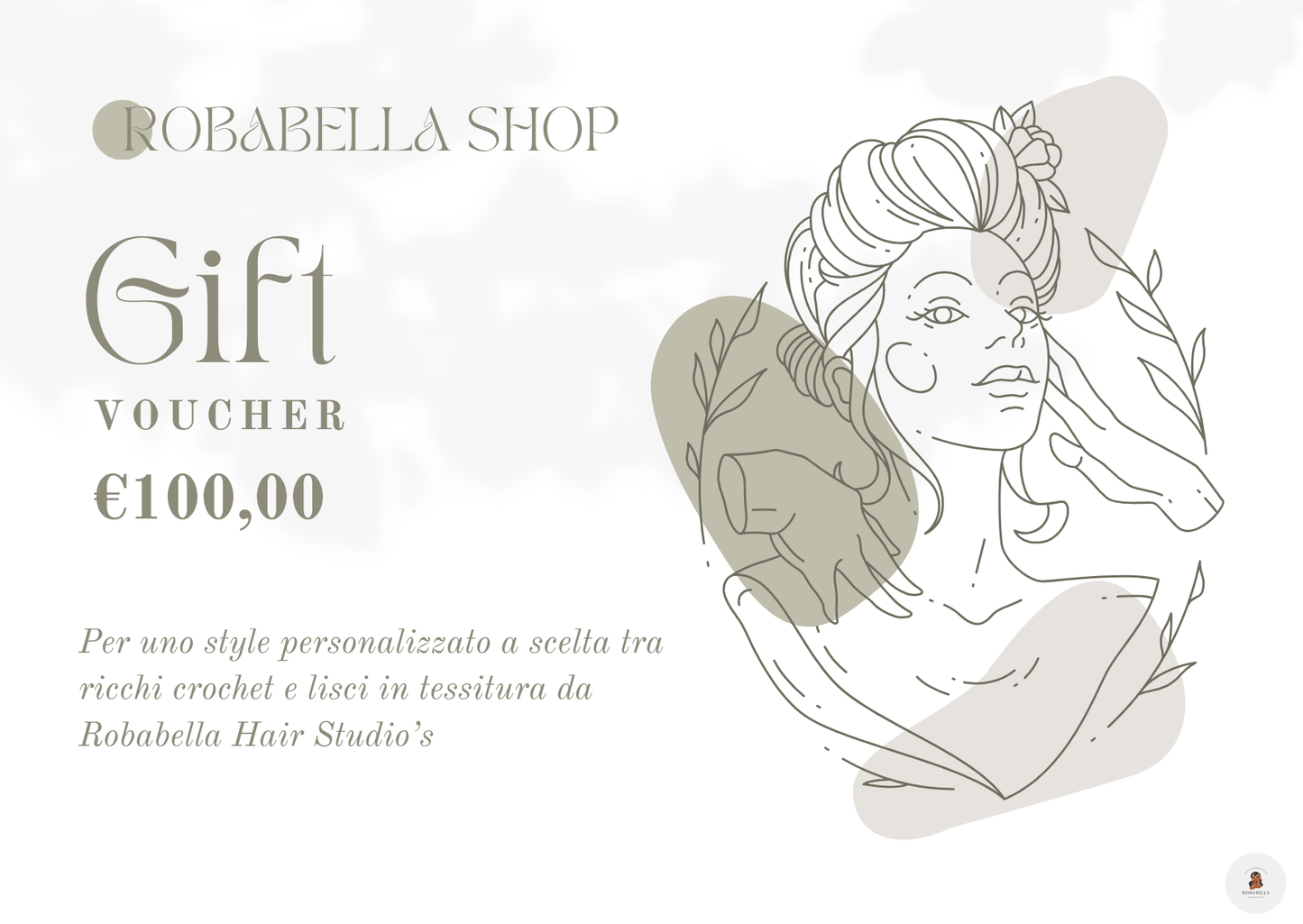 Voucher Regalo Robabella Studio – 100€
